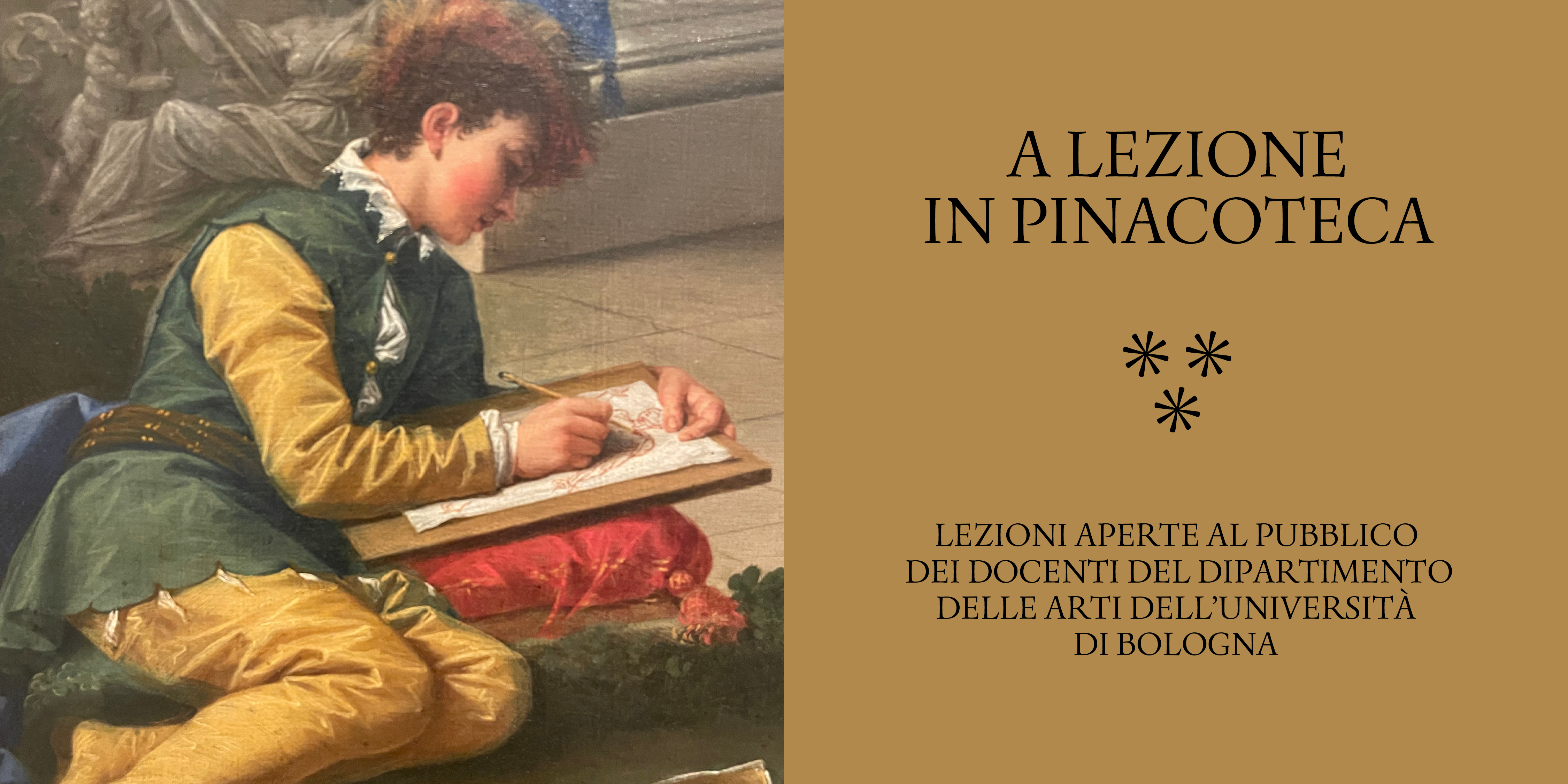 A lezione in Pinacoteca